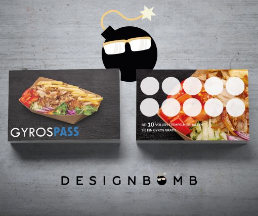 designbomb GyrosPASS Bonuskarte 3
